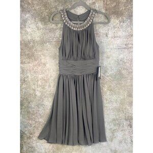 Gray Formal Dress Size 8